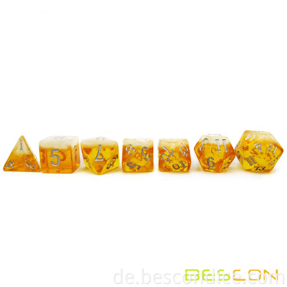 Beer Role Playing Game Dice Set 6